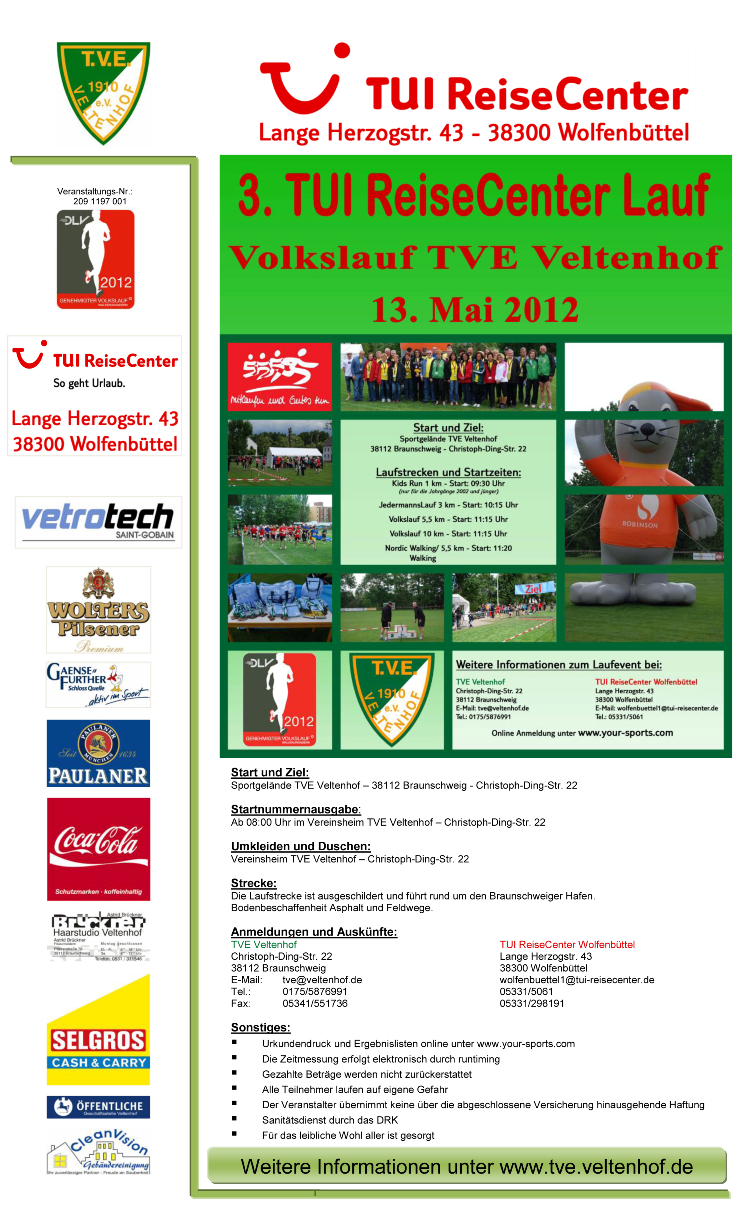Information 3.TUI ReiseCenter Lauf Veltenhof